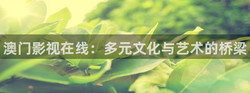 4480新视觉影院青苹果：澳门影视在线：多元文化与艺术的桥梁